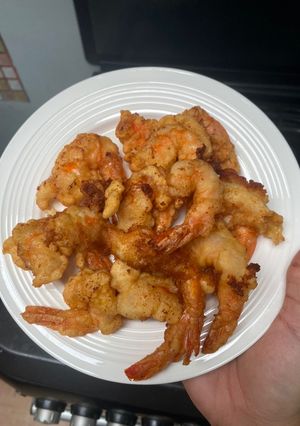 รูปของ กุ้งชุบแป้งทอดสูตรง๊ายยย