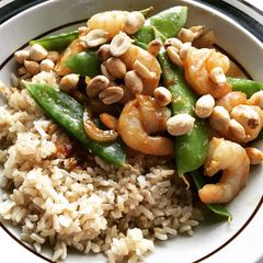 A picture of Quick shrimp stir fry.