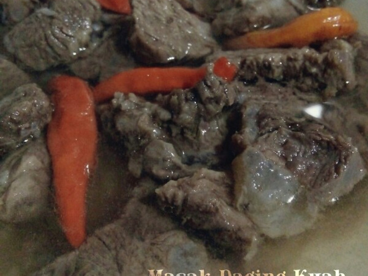 Anti Ribet, Buat Masak Daging Kuah Laos Bawang Putih Yang Mudah