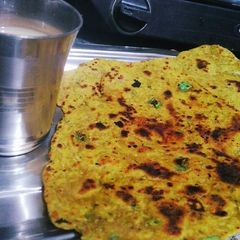 Brinjal paratha A picture of Brinjal paratha.