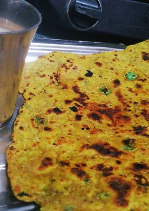 A picture of Brinjal paratha.