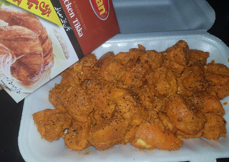 Recipe of Ultimate Boneless chicken tikka