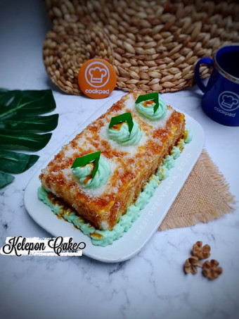 Cara Gampang Membuat Klepon Cake(1 telur aja) yang Lezat Sekali