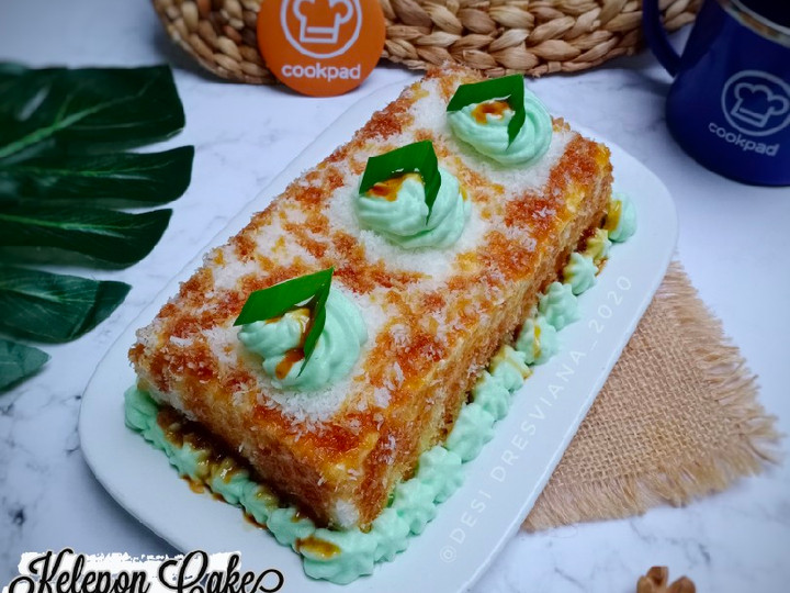 Cara Gampang Membuat Klepon Cake(1 telur aja) yang Lezat Sekali