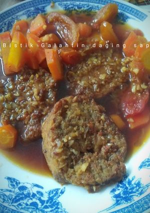 Foto resep Bistik Galantin daging sapi
