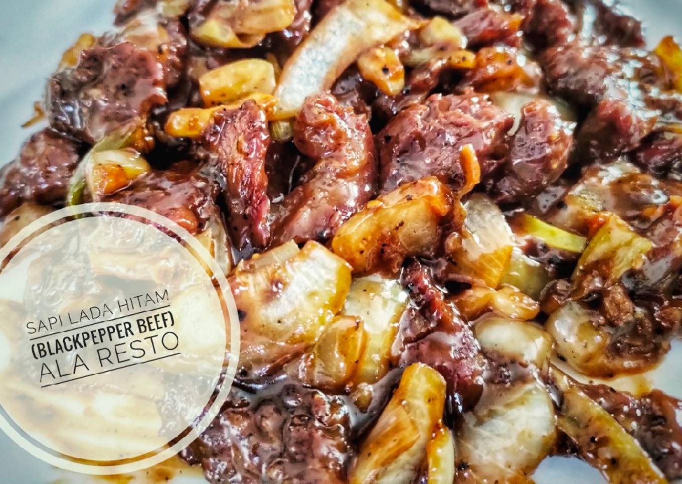 Sapi Lada Hitam (Beef Blackpepper) ala Resto