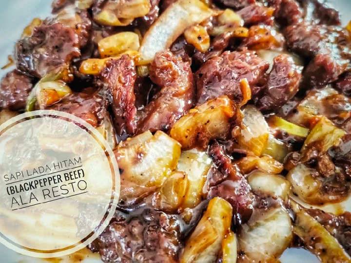 Cara Gampang Membuat Resep Sapi Lada Hitam (Beef Blackpepper) ala Resto Anti Ribet, Lezat Sekali