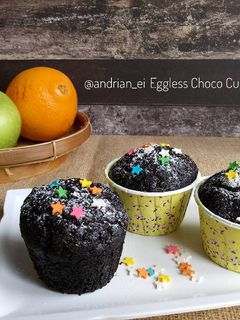 Foto resep Eggless Choco Cupcake (No Mixer)