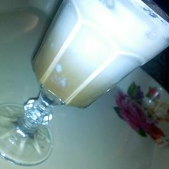 A picture of Dalgona coffee.