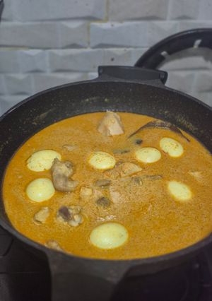 Foto resep Gulai ayam telur
