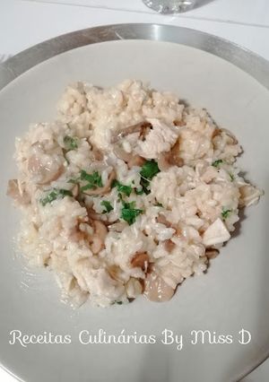 Foto de Risotto de Frango e Cogumelos