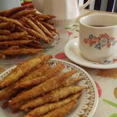 รูปของ Cemilan Telur Gabus Balut Gula Merah