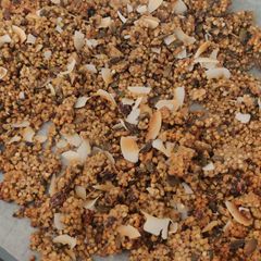A picture of Buckwheat granola.