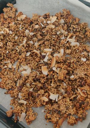 A picture of Buckwheat granola.