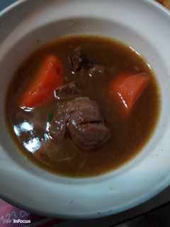 紅燒牛肉湯 的食譜成品照片