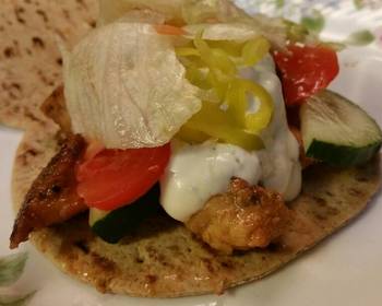 Easy Make Recipe Chicken Greek Gyros Delicious and Healthy