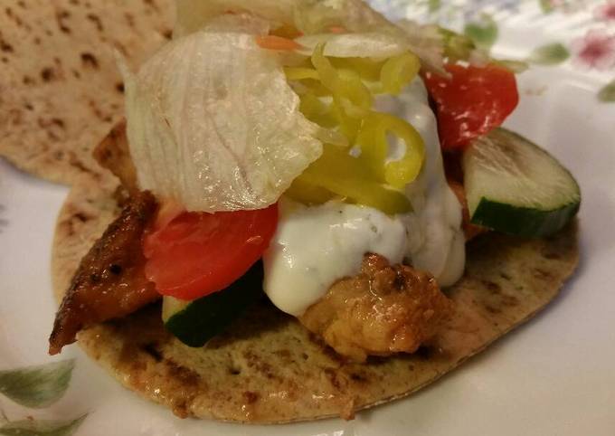 Chicken Greek Gyros