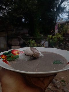 Una foto de Crema de champiñones pantanosa