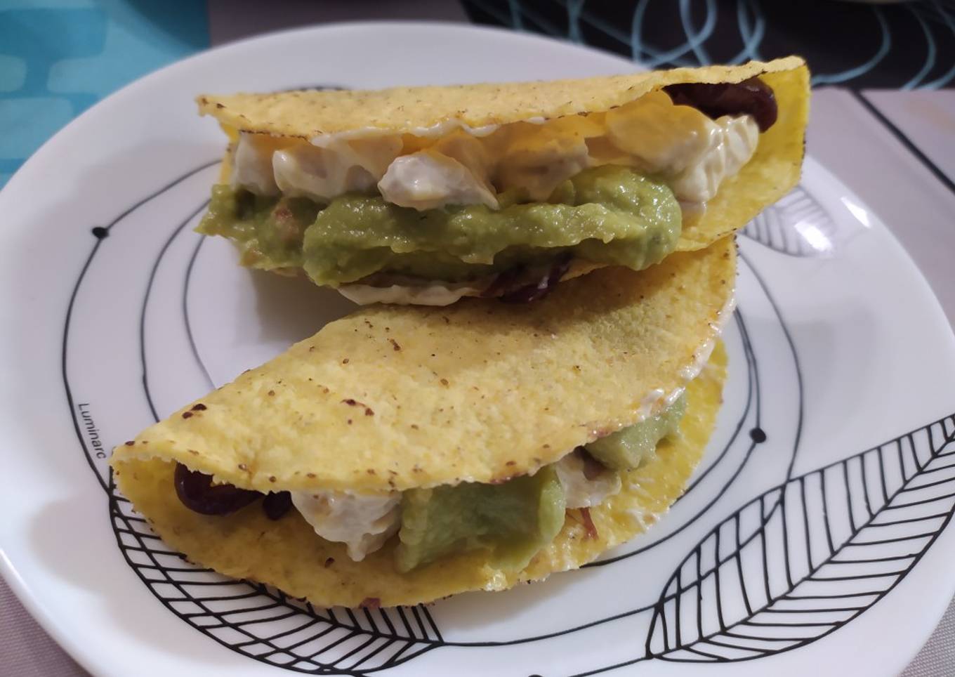 Tacos crujientes de pollo