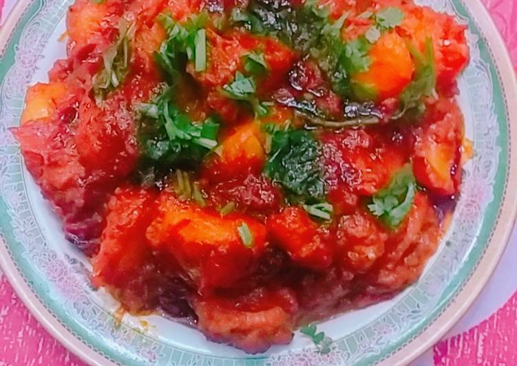 Recipe of Super Quick Homemade Bengali aloo dum