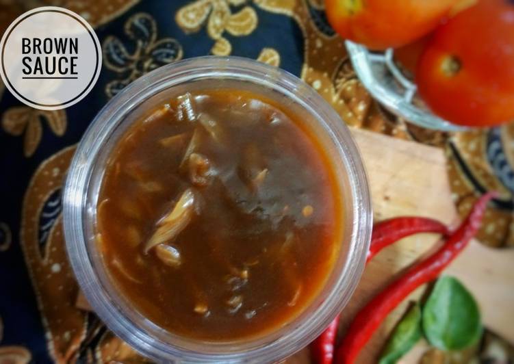 Brown Sauce (Saus Cokelat untuk Steak)