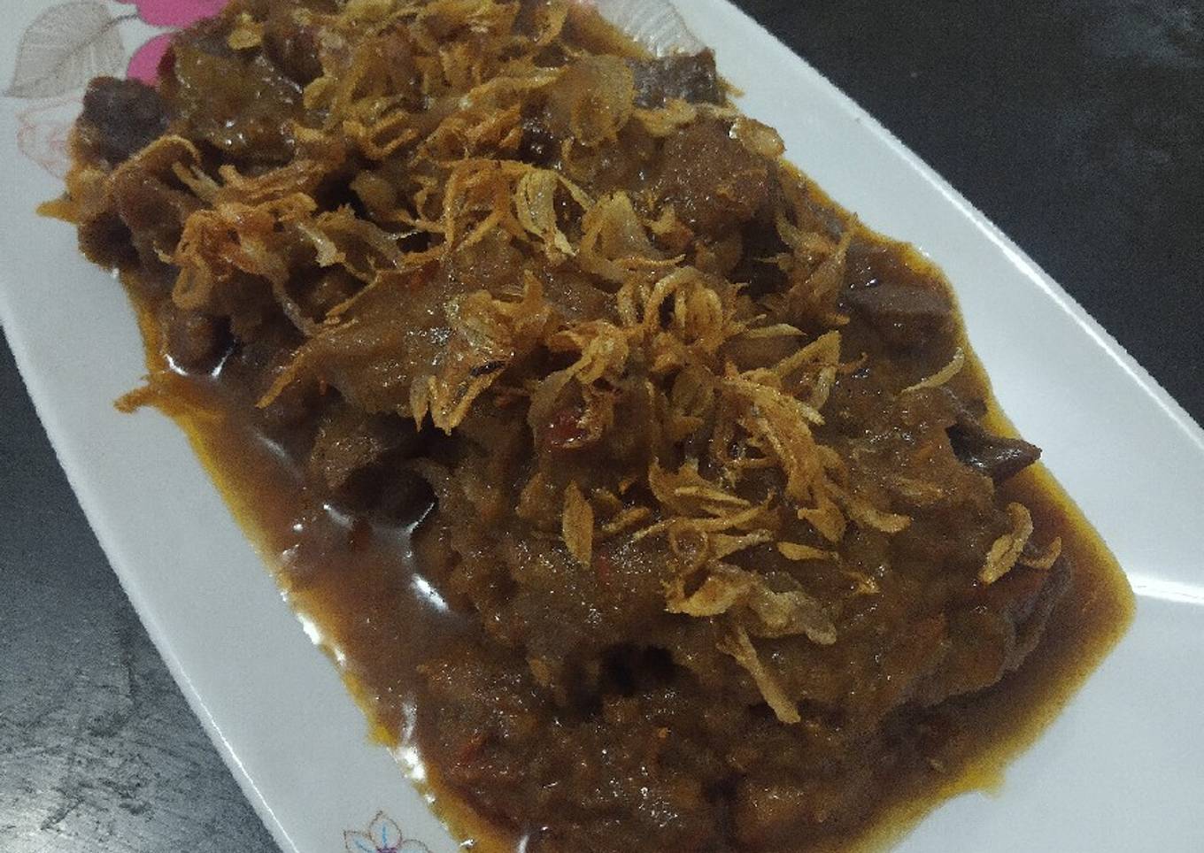 Krengsengan Daging Sapi