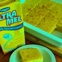 A picture of Buttermilk Pudding.