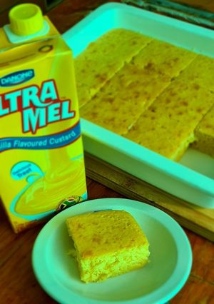 A picture of Buttermilk Pudding.