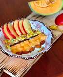 Sữa chua yến mạch trái cây healthy 🍎 🍈