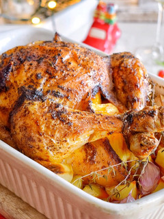 Una foto de Pollo Navideño relleno de Piña 🍍 | DarixLAB