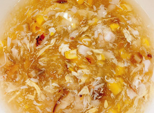 Hình của món Soup hải sản cho bé.