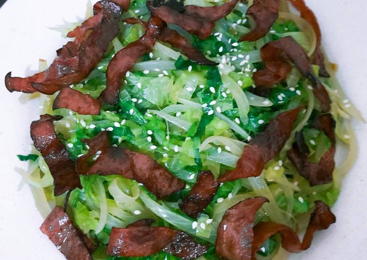 Resep Smoked Beef Lettuce yang Bikin Ngiler