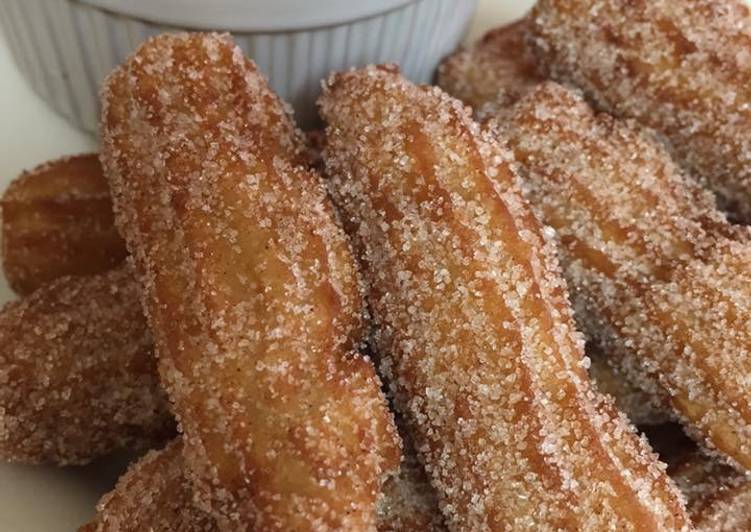 Steps to Make Favorite Churros with Chocolate Dipping Sauce