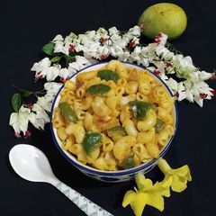 Quick Breakfast for Kids - Mango Macaroni A picture of Quick Breakfast for Kids - Mango Macaroni.