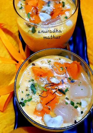 A picture of Mango Lassi.