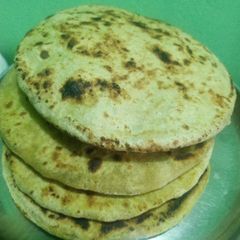 Chana dal paratha A picture of Chana dal paratha.
