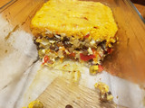 Pastel vegetariano de zapallo y lenteja
