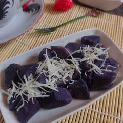 รูปของ Ubi ungu kukus