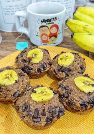 Foto resep Gluten Free Banana Choco Muffin Oat