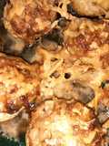 Champiñones gratinados  🍄con  tocino y queso 🧀