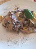 Pappardelle with Mixed Mushrooms and Speck