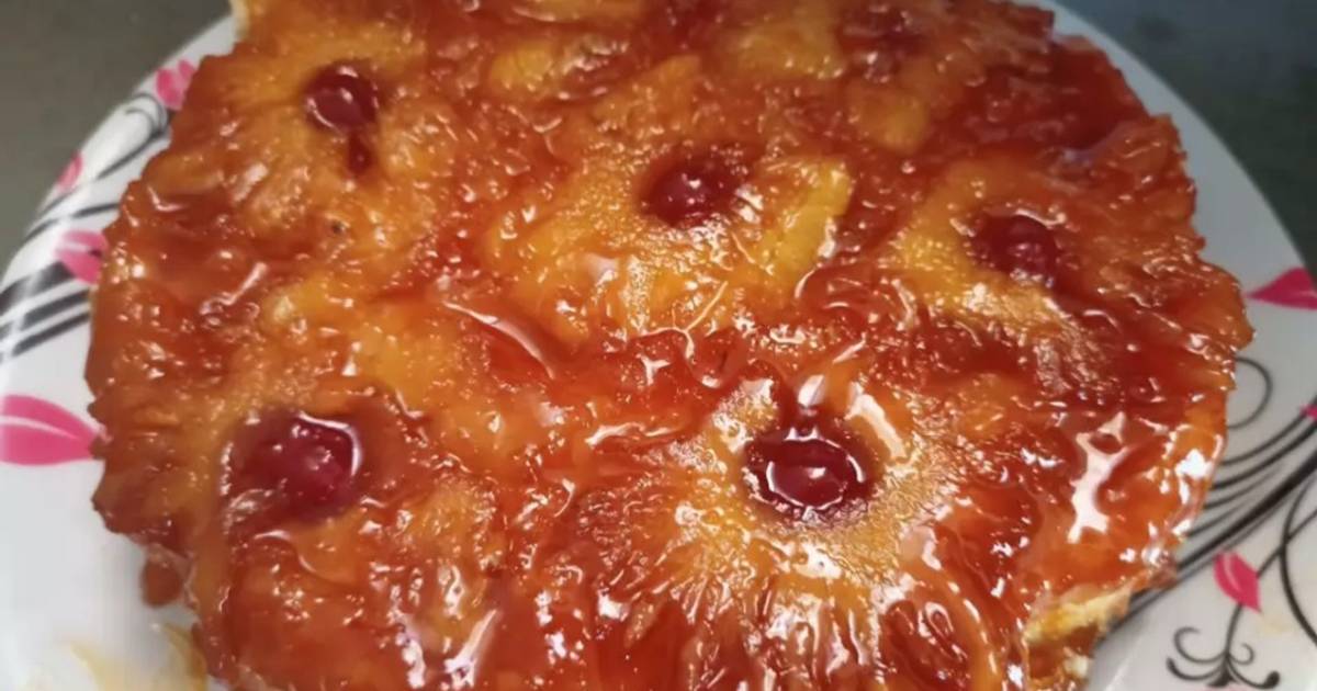Pineapple upside down cake Recipe by Keshma Raichura Cookpad