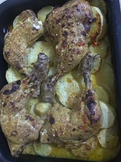 صورة لوصفة بطاطا بالدجاج