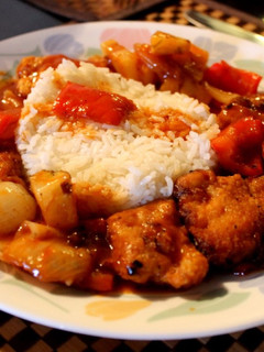 Una foto de Pollo Agridulce