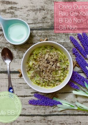 Hình của món Ăn Dặm - Cháo Quinoa rau cải xoăn bí đỏ cá nục.