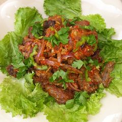 A picture of Peppered chicken.