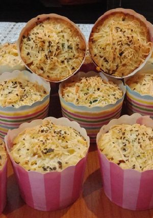 Foto resep Muffin Sosis Keju Gurih #beranibaking
