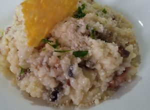 Foto principal de Risotto de jamón y champiñones