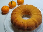 Una foto di torta ai mandarini