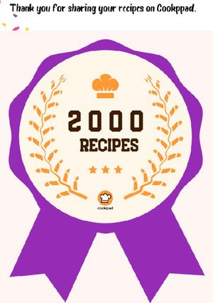 A picture of I made it to 2,000.